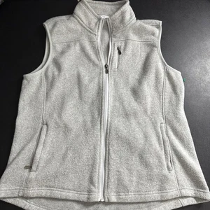 Orvis Damen Weste XL grau durchgehender Reißverschluss ärmellos Outdoor Lagenlook - Bild 1 von 5
