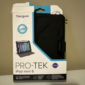 New Targus Pro-Tek For IPad Mini 6 Case Black THZ911US Antimicrobial Protection - Picture 1 of 2