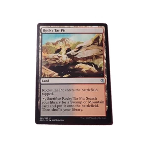 Magic The Gathering Rocky Tar Pit Land Duel Decks: Battle For Zendikar 069/080 - Picture 1 of 2