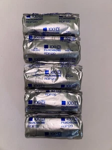 5 Rolls of Fuji Fujichrome 100D 120 Slide Film Expired . Sold As Is ! - Picture 1 of 5