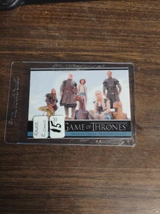 Tarjeta promocional Game of Thrones temporada tres #P2 Rittenhouse 2014 - Imagen 1 de 11