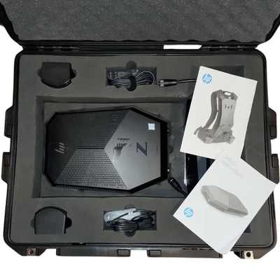 HP Z VR Backpack G1 i7-7820HQ w/ Dock, 6 Batteries, HTC VIVE Pro, Pelican Case - Image 1 of 4