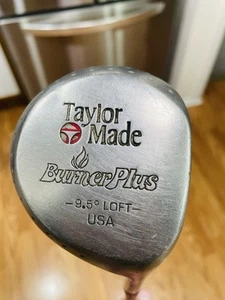TAYLOR MADE BURNER PLUS 9.5 LOFT DRIVER, TAYLOR MADE FLEX TWIST TITANIUM SHAFT - Picture 1 of 6