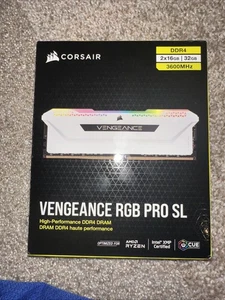 Corsair Vengeance RGB Pro SL 32GB (2 x 16GB) PC4-28800 (DDR4-3600) Memory... - Afbeelding 1 van 4