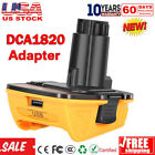 For Dewalt Dca1820 20V Max To 18V Usb Adapter Converter Lithium Li-Ion Battery