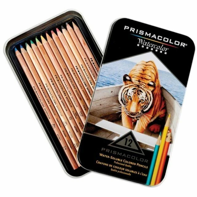Prismacolor Premier Watercolor Pencils Tin Set of 12 M123