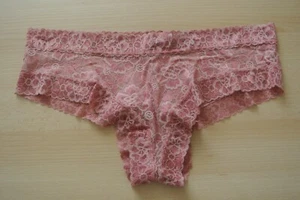 Victoria's Secret The Lacie Floral Lace Cheeky Panty - Size XL - Rose Blush - Picture 1 of 6