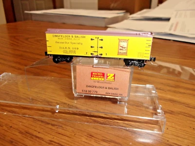 ZMicro-trains c 518 00 770 New N-scale Dingfelder & Balish Reefer #109 - Image 1 of 2
