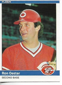 1984 Fleer Ron Oester Card - Picture 1 of 1
