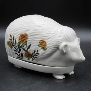 Nathalie Lete Marais Hedgehog Butter Dish, Anthropologie, Stoneware, Footed - Picture 1 of 16