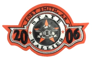 Harley Davidson Motorcycles Fort Smith Arkansas 2006 Rally Iron on Patch H.O.G - Picture 1 of 5