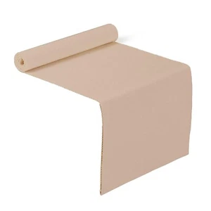 Fine Ribbed Cotton Table Runner for 6 Seater Dining Size 33 x 200 cm - Picture 1 of 21