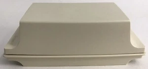 Vintage TUPPERWARE Butterdose/Halter cremeweiß/elfenbein 1512-6 und 1511-5 - Bild 1 von 7