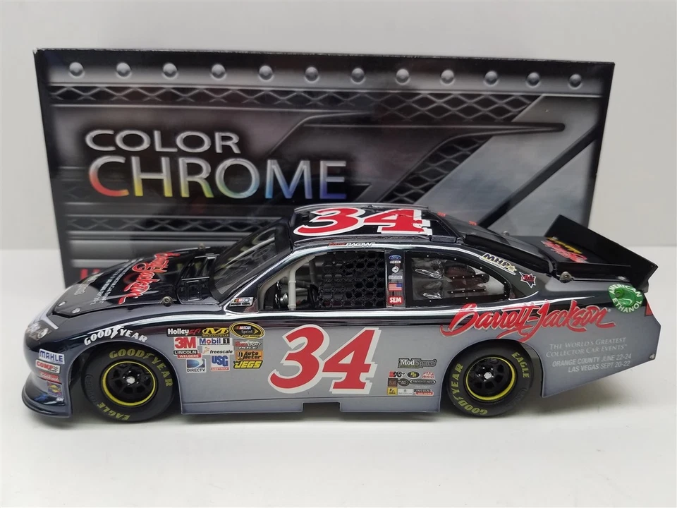 David Ragan NASCAR 1:24 #34 Barrett Jackson 2012 color fusión cromo 1/72 Foto 1 de 4