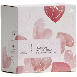 Caja de regalo de jabón para corazón Pre de Provence - rosa de té 200 g - Imagen 1 de 2