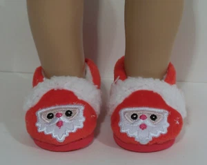 BABY RED Santa Claus Slippers Doll House-Shoes For 18" American Girl (Debs*) - Picture 1 of 4