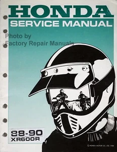 1988 1989 1990 Honda XR600R Factory Service Manual XR 600 R Original Shop Repair - Foto 1 di 3