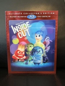 Inside Out 3D Blu-ray (2015) OOP Lenticular *SLIPCOVER ONLY!!!!!* - Picture 1 of 18