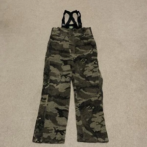 Cabela's Berber Fleece Windstopper Bibs Outfitter Brown Camo Large - Picture 1 of 5