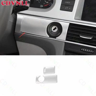 Para Audi A6 S6 2007-2011 Acero Plateado Botón de Arranque Interruptor de Encendido Panel Tapicería Foto 1 de 4