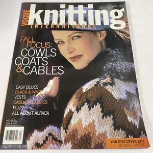 RARE Vogue Knitting International Magazine - Fall '01 - Fall Focus - Picture 1 of 1