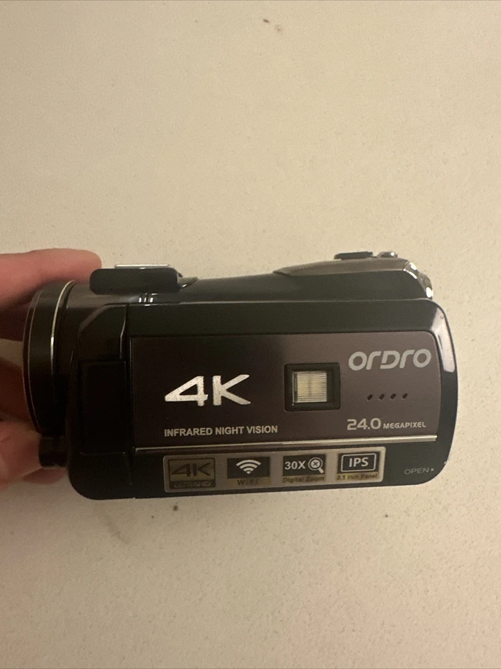 Ordro HDR-AC3 4K 30 Megapixel Camcorder With Infrared Night Vision New No Box - Image 1 of 1