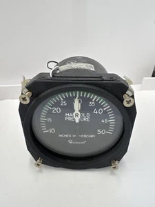 6121 United Instruments Dual Manifold Pressure Indicator S/N172395 - Bild 1 von 4