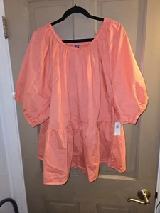 New Old Navy 4x coral cutout top - Picture 1 of 3