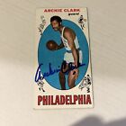 1969-70 Topps #32 Archie Clark Signed Rookie Basketball Card Philadelphia NBA
