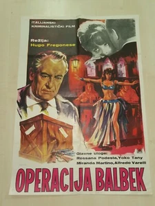 LETZTES FLUGZEUG NACH BALBEK 1964 - EXYU FILMPLAKAT - Bild 1 von 2