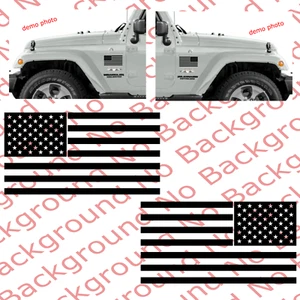 Patriotic American USA Flag Vinyl Decal Sticker Car Truck Window Fender US020 - Picture 1 of 10