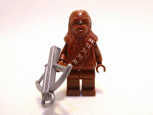 LEGO STAR WARS CHEWBACCA MINIFIGURE GENUINE + BOWCASTER 7965 SW0011a VGC - Picture 1 of 8