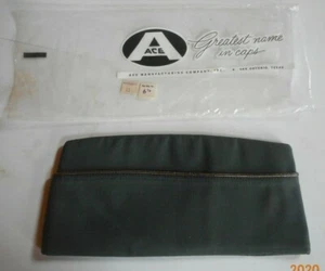 New! Military Wool Cap Flight Ace Manufacturing Company Texas - Size 6 7/8 - Picture 1 of 5