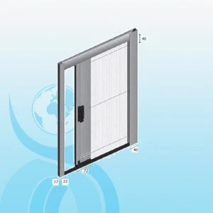 ZANZARIERA ZANZARIERE MINI PLISSÈ EVO 17MM PRODOTTO SU MISURA MADE IN ITALY - Foto 1 di 1