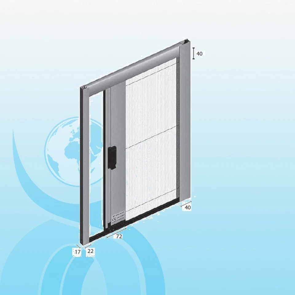 ZANZARIERA ZANZARIERE MINI PLISSÈ EVO 17MM PRODOTTO SU MISURA MADE IN ITALY - Immagine 1 di 1