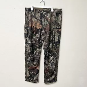 Cabelas Camo Pants Mens Size 36 Camouflage Hunting 100% Polyester Cargo - Picture 1 of 8