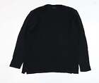 River Island Mens Black Cotton Pullover Sweatshirt Size M