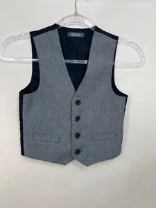 Van Heusen Modern Fit Suit Vest Blue Kid's Youth Boy's Size 6 - Picture 1 of 7