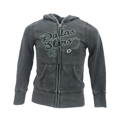 Dallas Stars Official NHL Kids Youth Girls Size Full Zip Hooded Sweatshirt New Cover