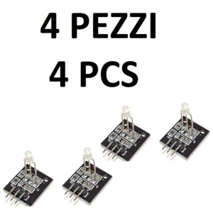 LED LUCE 3MM ROSSO E VERDE MODULO ARDUINO 4PZ - Foto 1 di 4