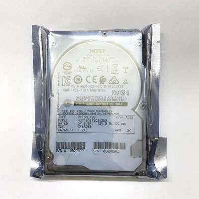 NEW H.G.S.T 1.2TB HUC101812CS4200 1200GB 10K 12Gb/s SAS 2.5'' Server Hard Drive - Image 1 of 4