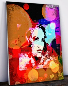 MARCO MARK - "Blaulichtportrait" • Handsignierter & lackierter Druck auf Leinwand - Bild 1 von 1
