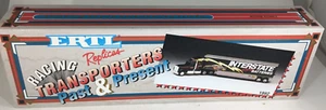 Racing Transporters Past & Present Interstate Batteries 1992 Ertl Vintage New - Picture 1 of 5
