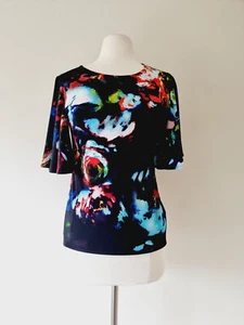 Blusa elástica manga corta acampanada LEINA BROUGHTON TALLA 10 top - Imagen 1 de 6