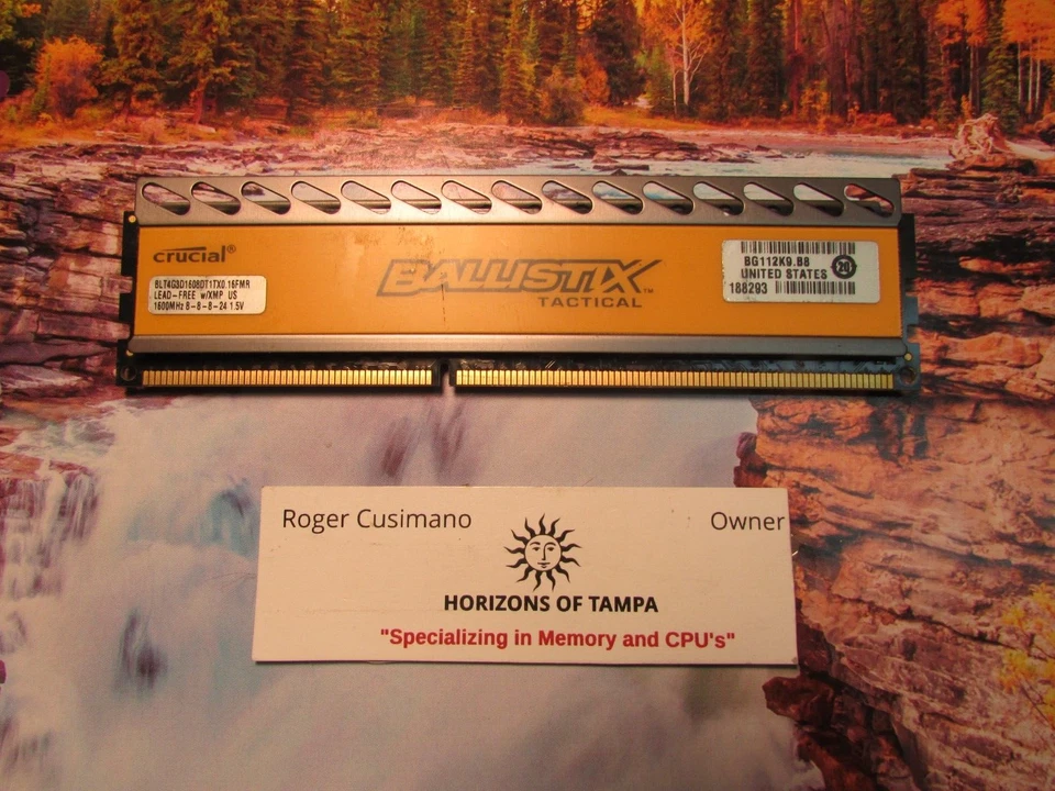 Ballistix TACTICAL 4GB x1 DDR3 1333MHZ CL8 BLT4G3D1608DT1TX0.16FMR DIMM - SINGLE - Image 1 of 1