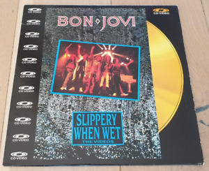 Bon Jovi - Slippery When Wet: The Videos (Music Laserdisc - PAL)