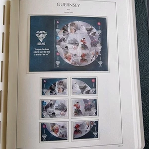 Guernsey 2012 QE2 Diamond Jubilee Stamps inc. Sheetlet.MNH - Bild 1 von 1