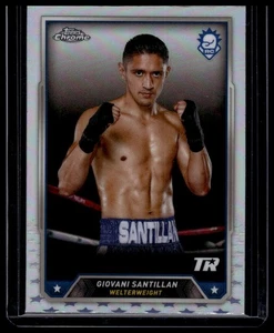 2024 Topps Chrome Boxing #21 Giovani Santillan Refractor - Picture 1 of 2