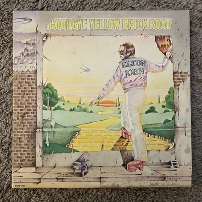 Elton John Goodbye Yellow Brick Road 2LP Tri-fold MCA2-10003 Vinyl VG+ - Image 1 of 4