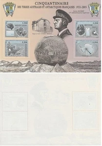 Bloc de 4 timbres TAAF Xavier Richert 1er Administrateur Supérieur 1992 - Imagen 1 de 3